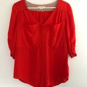 Anthropologie Edme & Esyllte Henley Blouse